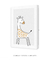 Imagem do Quadro Decorativo Infantil Girafa Bege Safari