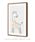 Quadro Decorativo Infantil Girafa Bege Safari na internet
