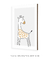 Quadro Decorativo Infantil Girafa Bege Safari - comprar online