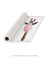 Quadro Decorativo Infantil Girafa Chiclete Bubble Rosa - comprar online
