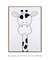 Quadro Decorativo Infantil Girafa Preto e Rosa - loja online