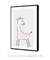 Quadro Decorativo Infantil Girafa Rosa Safari - Quadros Incríveis