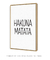 Quadro Decorativo Infantil Hakuna Matata - comprar online