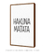 Quadro Decorativo Infantil Hakuna Matata na internet