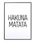 Quadro Decorativo Infantil Hakuna Matata
