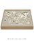 Quadro Decorativo Infantil Mapa Mundi Animais Bege