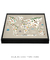 Quadro Decorativo Infantil Mapa Mundi Animais Bege - loja online