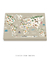 Quadro Decorativo Infantil Mapa Mundi Animais Bege - comprar online