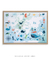 Imagem do Quadro Decorativo Infantil Mapa Mundi Oceano Colorido