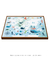 Quadro Decorativo Infantil Mapa Mundi Oceano Colorido - loja online