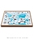 Quadro Decorativo Infantil Mapa Mundi Oceano - loja online