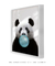 Quadro Decorativo Infantil Panda Chiclete Bubble Azul - loja online