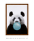 Quadro Decorativo Infantil Panda Chiclete Bubble Azul - comprar online