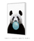 Quadro Decorativo Infantil Panda Chiclete Bubble Azul - loja online