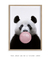 Imagem do Quadro Decorativo Infantil Panda Chiclete Bubble Rosa