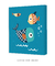 Quadro Decorativo Infantil Peixinhos - Série Fundo do Mar