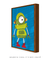 Quadro Decorativo Infantil Robô Verde e Azul na internet