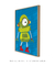 Quadro Decorativo Infantil Robô Verde e Azul na internet