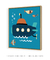 Quadro Decorativo infantil Submarino - Série Fundo do Mar - Quadros Incríveis
