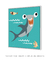 Quadro Decorativo Infantil Tubarão Martelo - Série Fundo do Mar - comprar online