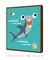 Quadro Decorativo Infantil Tubarão Martelo - Série Fundo do Mar - Quadros Incríveis