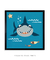 Quadro Decorativo Infantil Tubarão - Série Fundo do Mar - Quadros Incríveis