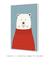 Quadro Decorativo Infantil Urso Polar