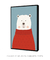 Quadro Decorativo Infantil Urso Polar - Quadros Incríveis