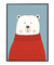 Quadro Decorativo Infantil Urso Polar