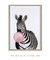 Imagem do Quadro Decorativo infantil Zebra Chiclete Bubble Rosa
