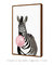 Quadro Decorativo infantil Zebra Chiclete Bubble Rosa na internet