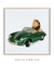 Quadro Decorativo Leão de Carro Verde - comprar online