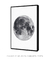 Quadro Decorativo Lua Fundo Branco - Quadros Incríveis