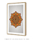 Quadro Decorativo Mandala Laranja - comprar online