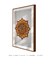 Quadro Decorativo Mandala Laranja - loja online