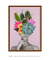 Quadro Decorativo Mulher Cactos e Flores na Cabeça - comprar online