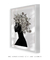 Quadro Decorativo Mulher Negra Flores na Cabeça 2 - loja online
