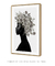 Quadro Decorativo Mulher Negra Flores na Cabeça 2 - comprar online