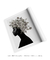 Quadro Decorativo Mulher Negra Flores na Cabeça 2 - comprar online