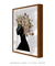Quadro Decorativo Mulher Negra Flores na Cabeça na internet