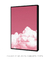 Quadro Decorativo Paisagem Céu Nuvem Rosa - Quadros Incríveis