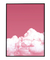 Quadro Decorativo Paisagem Céu Nuvem Rosa