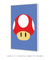 Quadro Decorativo Super Mario Cogumelo Videogame na internet