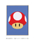 Quadro Decorativo Super Mario Cogumelo Videogame - comprar online