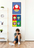 Quadro Decorativo Super Mario Cogumelo Videogame - Quadros Incríveis