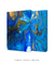 Imagem do Quadros Decorativos Abstratos Mármore Azul Royal e Dourado - Composição com 2 Quadros