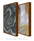 Quadros Decorativos Abstratos Mármore Cinza e Dourado - Composição com 2 Quadros - loja online