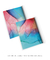 Quadros Decorativos Abstratos Mármore Rosa e Azul - Composição com 2 Quadros na internet
