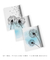 Quadros Decorativos Dentes de Leão Aquarela Azul - Composição com 3 Quadros na internet