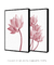 Quadros Decorativos Flor de Lótus - Composição com 2 Quadros - Quadros Incríveis